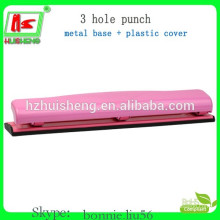 High quality desktop paper punch metal and plastic 3-hole punch